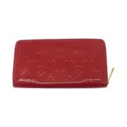 Pre-owned Leather wallets Louis Vuitton Vintage , Red , Dames