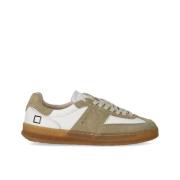 Sportieve witte beige sneaker D.a.t.e. , Multicolor , Dames