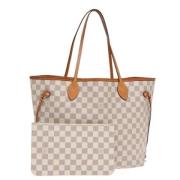 Pre-owned Canvas totes Louis Vuitton Vintage , White , Dames