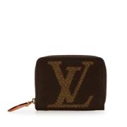 Pre-owned Canvas wallets Louis Vuitton Vintage , Brown , Dames