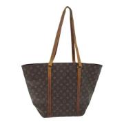 Pre-owned Canvas totes Louis Vuitton Vintage , Brown , Dames