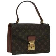 Pre-owned Canvas handbags Louis Vuitton Vintage , Brown , Dames