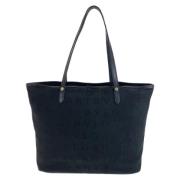 Pre-owned Canvas shoulder-bags Bvlgari Vintage , Black , Dames