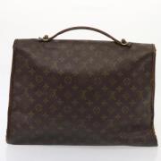 Pre-owned Canvas handbags Louis Vuitton Vintage , Brown , Dames