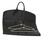 Pre-owned Leather travel-bags Louis Vuitton Vintage , Black , Dames