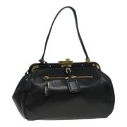 Pre-owned Leather prada-bags Prada Vintage , Black , Dames