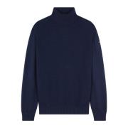 Stijlvolle Roll Neck Sweater Paul & Shark , Blue , Heren