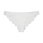 Witte Bikini Onderkant met Schelpafwerking Marysia , White , Dames