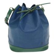 Pre-owned Leather shoulder-bags Louis Vuitton Vintage , Blue , Dames