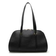 Pre-owned Leather shoulder-bags Louis Vuitton Vintage , Black , Dames