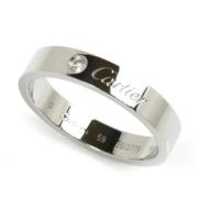 Pre-owned Platinum rings Cartier Vintage , Gray , Dames