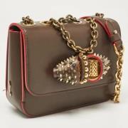 Pre-owned Leather shoulder-bags Christian Louboutin Pre-owned , Brown ...