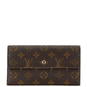 Pre-owned Canvas wallets Louis Vuitton Vintage , Brown , Dames