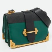 Pre-owned Leather prada-bags Prada Vintage , Green , Dames