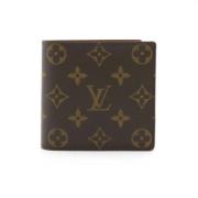 Pre-owned Canvas wallets Louis Vuitton Vintage , Brown , Heren