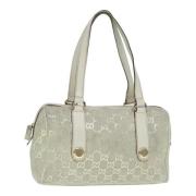 Pre-owned Canvas gucci-bags Gucci Vintage , White , Dames