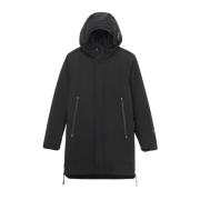 Waterdichte Parka met Afneembare Binnenjas Krakatau , Black , Heren