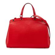 Pre-owned Leather louis-vuitton-bags Louis Vuitton Vintage , Red , Dam...