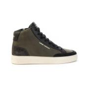 Eclipse High Sneakers voor Mannen Crime London , Green , Heren