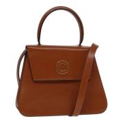 Pre-owned Leather handbags Celine Vintage , Brown , Dames