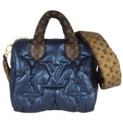 Pre-owned Canvas louis-vuitton-bags Louis Vuitton Vintage , Blue , Dam...