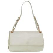 Pre-owned Leather prada-bags Prada Vintage , White , Dames