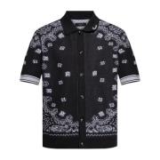 Katoenen shirt met print Amiri , Black , Heren