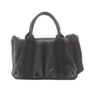 Pre-owned Leather handbags Hermès Vintage , Black , Dames