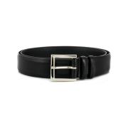 Leren Riem Orciani , Black , Heren