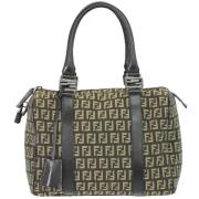 Pre-owned Canvas fendi-bags Fendi Vintage , Green , Dames