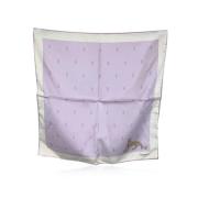 Pre-owned Silk scarves Cartier Vintage , Purple , Dames