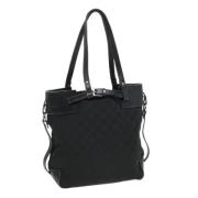 Pre-owned Canvas gucci-bags Gucci Vintage , Black , Dames