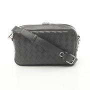 Pre-owned Leather shoulder-bags Bottega Veneta Vintage , Gray , Dames