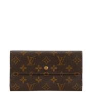 Pre-owned Canvas wallets Louis Vuitton Vintage , Brown , Dames