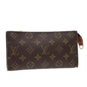 Pre-owned Canvas pouches Louis Vuitton Vintage , Brown , Dames