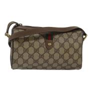 Pre-owned Leather gucci-bags Gucci Vintage , Brown , Dames