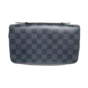 Pre-owned Canvas wallets Louis Vuitton Vintage , Blue , Heren