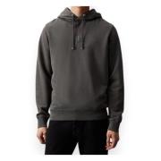 Gewassen Monologo Hoodie Calvin Klein , Gray , Heren