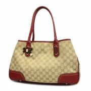 Pre-owned Canvas shoulder-bags Gucci Vintage , Red , Dames