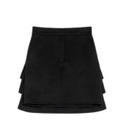 Zwarte Kameel Rok met Ruches Max Mara , Black , Dames