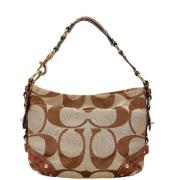 Pre-owned Canvas shoulder-bags Coach Pre-owned , Brown , Dames