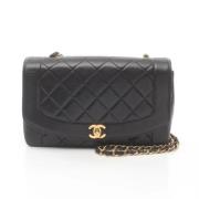 Pre-owned Leather crossbody-bags Chanel Vintage , Black , Dames