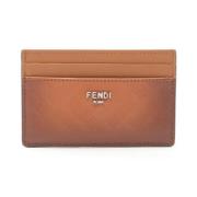 Pre-owned Leather wallets Fendi Vintage , Brown , Dames