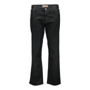 Zwarte Dames Capri Broek met Logo John Galliano , Black , Dames