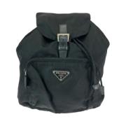 Pre-owned Canvas backpacks Prada Vintage , Black , Dames