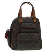 Pre-owned Canvas handbags Louis Vuitton Vintage , Brown , Dames