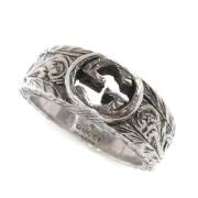 Pre-owned Metal rings Gucci Vintage , Gray , Dames