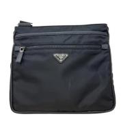 Pre-owned Nylon shoulder-bags Prada Vintage , Black , Unisex