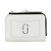 Witte leren Utility Snapshot Slimme Portemonnee Marc Jacobs , White , ...