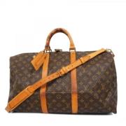 Pre-owned Fabric louis-vuitton-bags Louis Vuitton Vintage , Brown , Da...